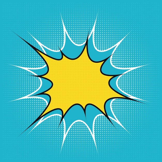 Free vector halftone comic background