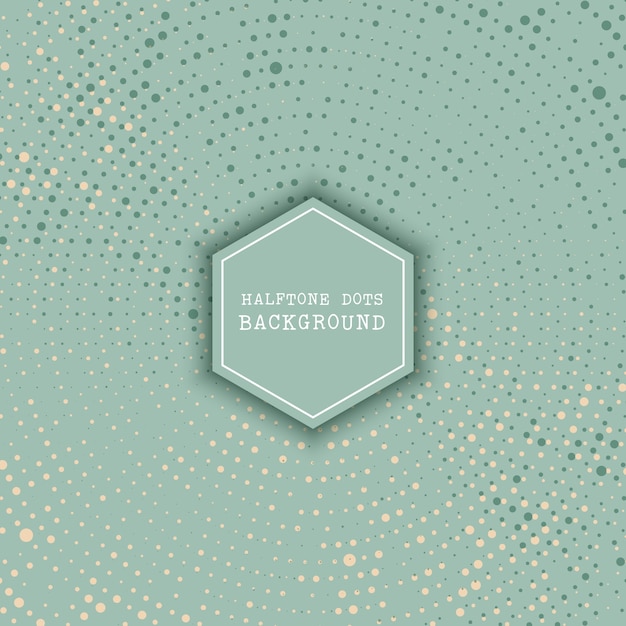 Free Vector halftone dots background 