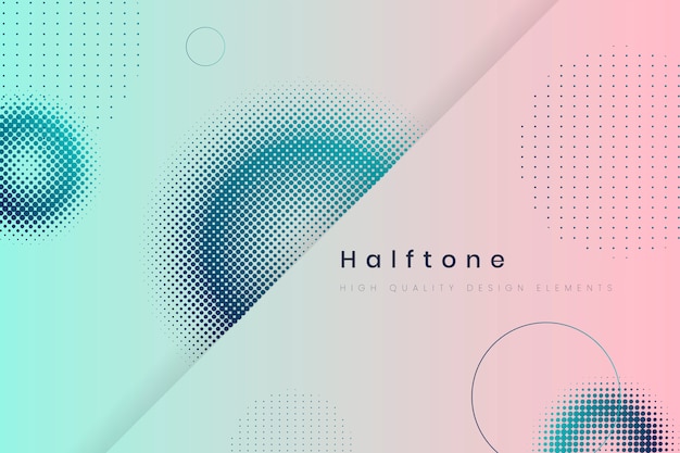 Free Vector halftone gradient background