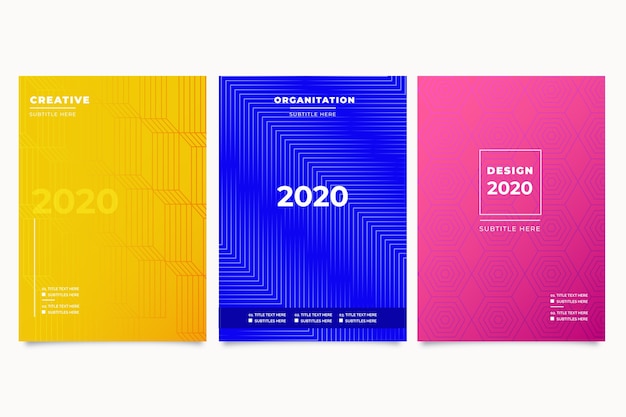 Halftone gradient concept of cover collection