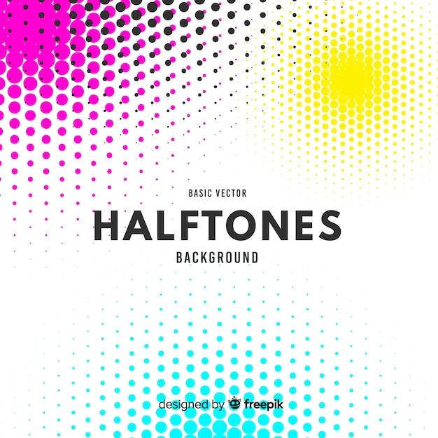 Halftones background