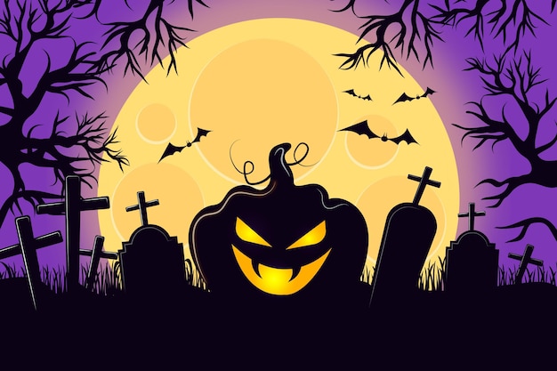 Halloween background design