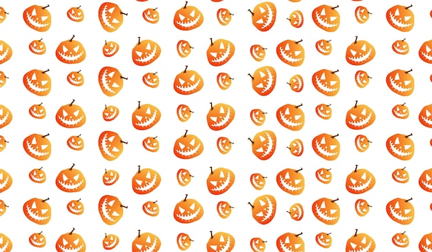 Free vector halloween background pattern design template