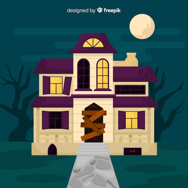 Free Vector halloween background