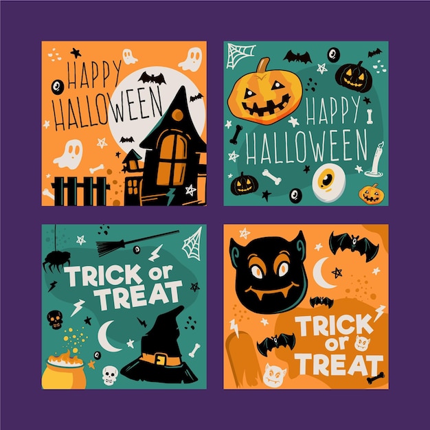 Halloween card collection