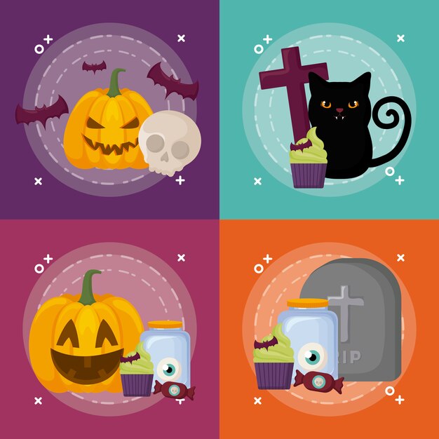 Halloween celebration set