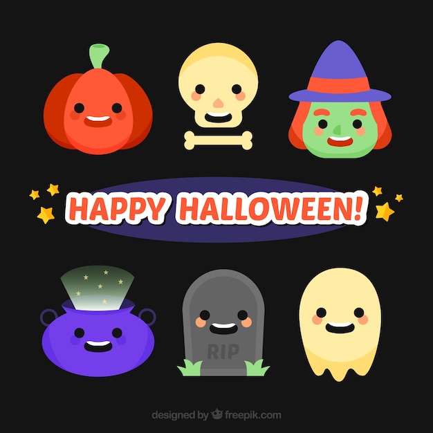 Halloween character characters collection