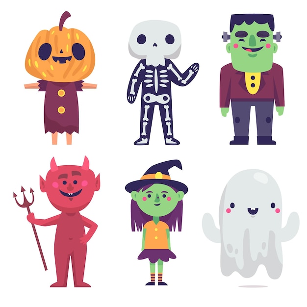 Halloween character draw