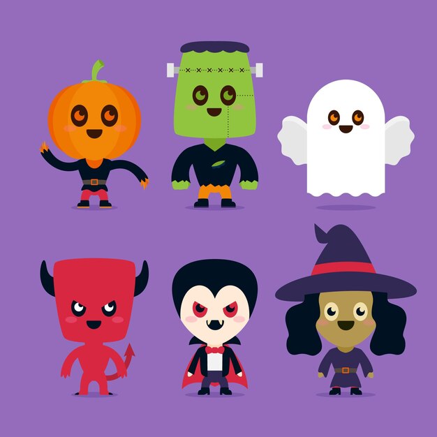 Halloween character pack