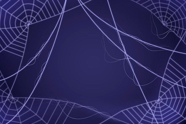 Halloween cobweb background