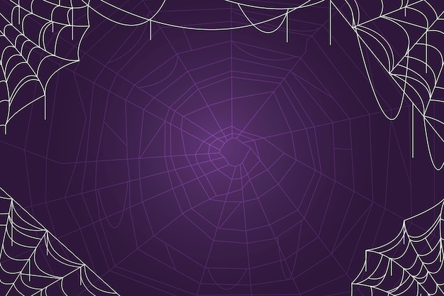 Halloween cobweb background