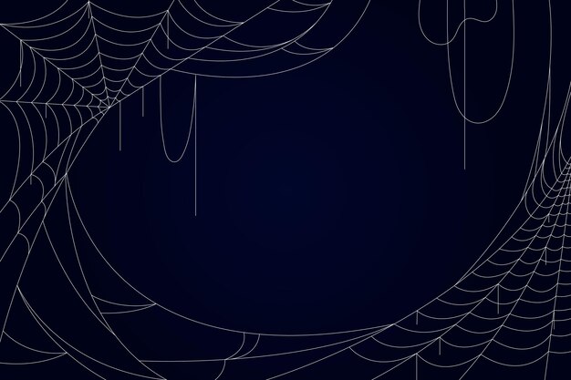 Halloween cobweb background