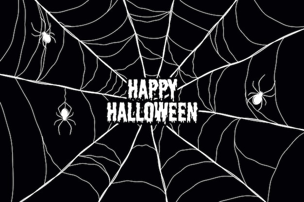 Free Vector halloween cobweb wallpaper