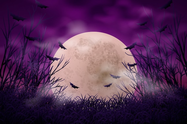 Halloween decorative background