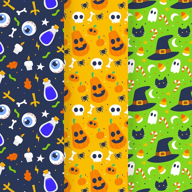 Halloween pattern collection