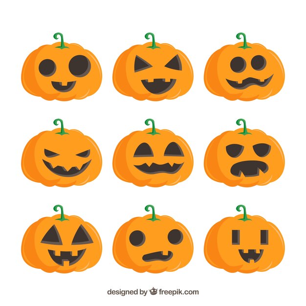 Halloween pumpkin collection