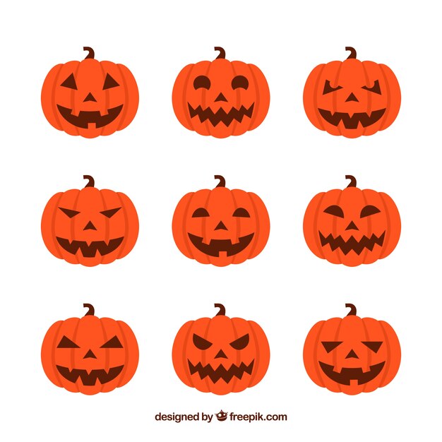 Halloween pumpkin collection