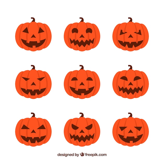 Halloween pumpkin collection