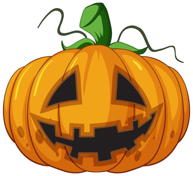 Free vector halloween pumpkin jack olantern