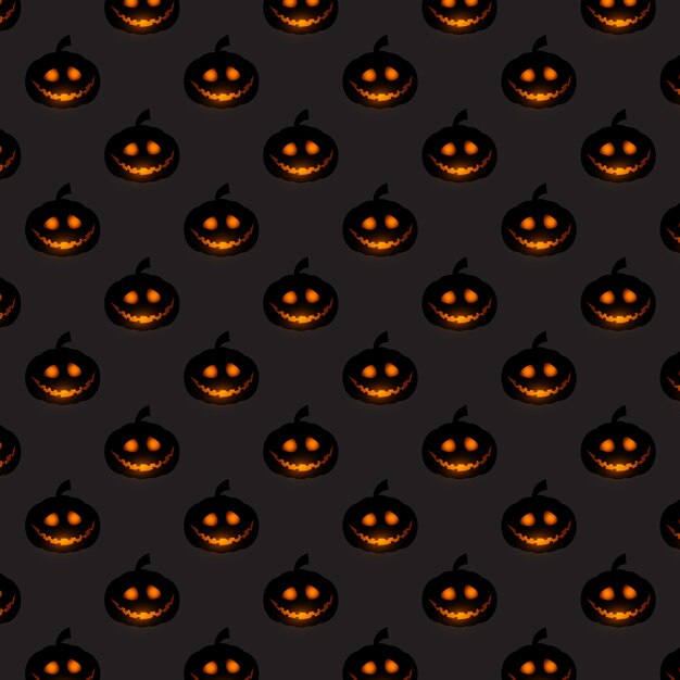 Halloween pumpkin pattern 