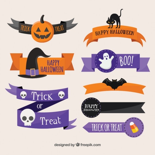 Halloween ribbons