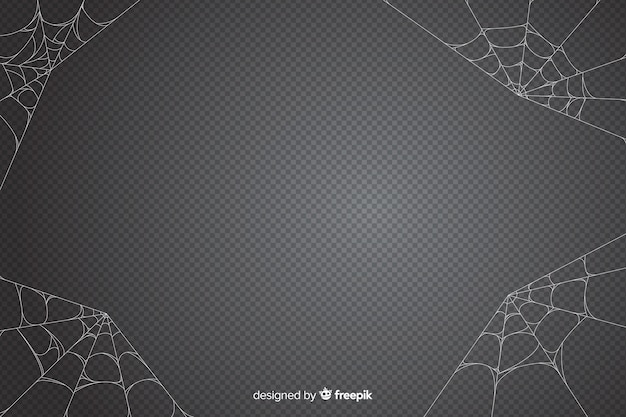 Halloween spider web background