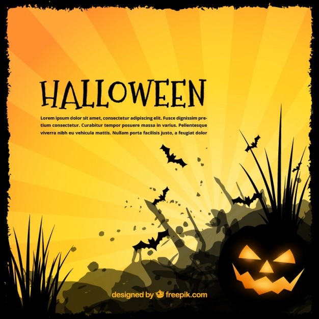 Free vector halloween sunbeam background