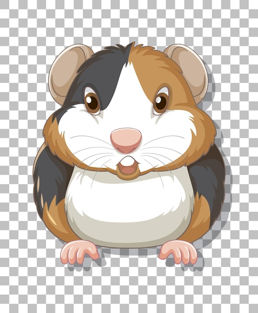 Free Vector hamster in cartoon style