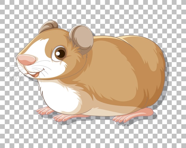 Free Vector hamster in cartoon style