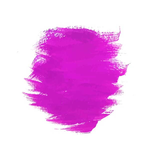 Hand draw purple brush stroke watercolor design