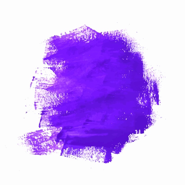 Hand draw watercolor soft violet stroke design