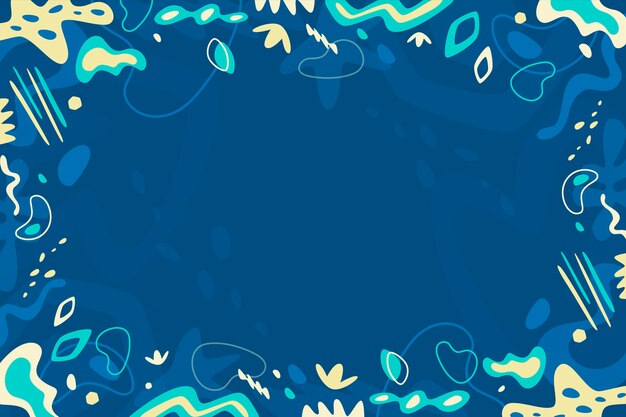 Hand drawn abstract doodle background