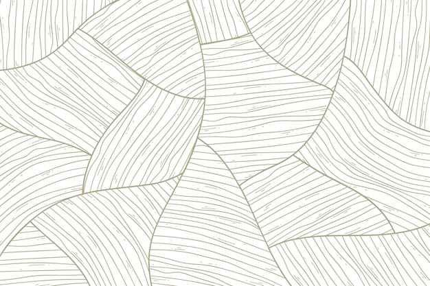 Free Vector hand drawn abstract outline background