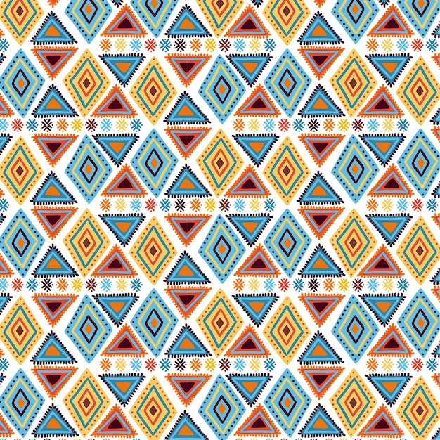 Hand drawn african pattern