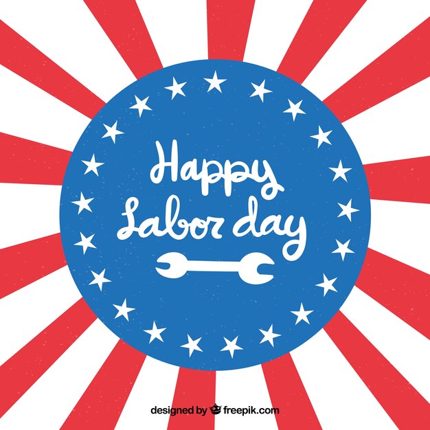 Hand drawn american labor day concept