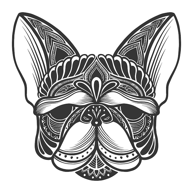 Free Vector hand drawn animal mandala illustration