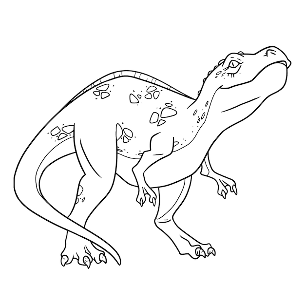 Free Vector hand drawn animal outline illustration