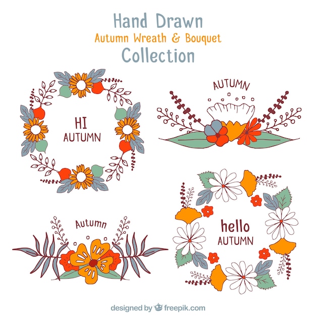 Hand drawn autumn collection