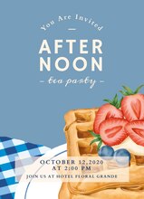 Tea party invitations