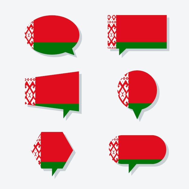 Hand drawn belarus national emblems