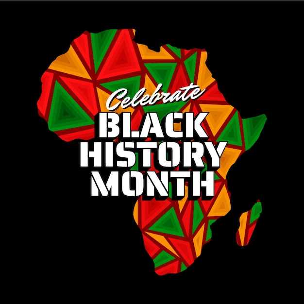 Free vector hand drawn black history month background