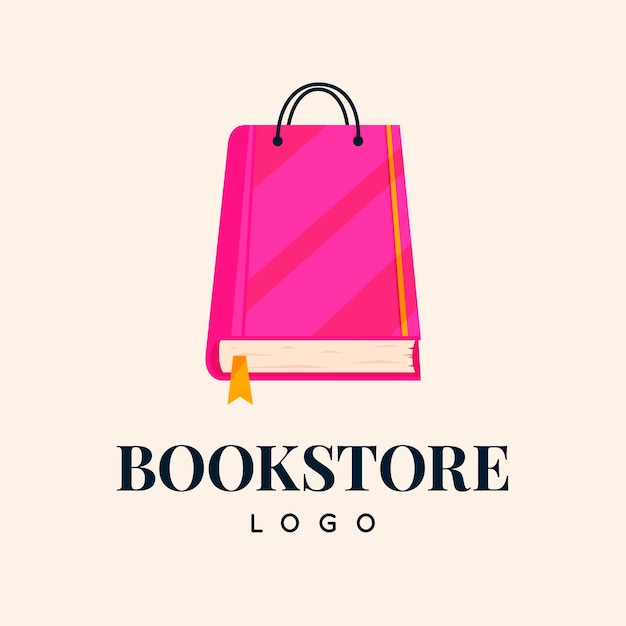 Hand drawn bookstore logo