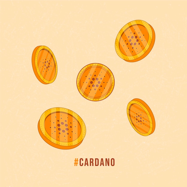 Free Vector hand drawn cardano illustration