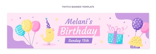 Birthday banners