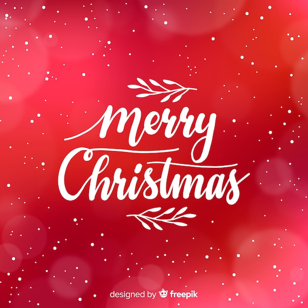 Free Vector hand drawn christmas background 