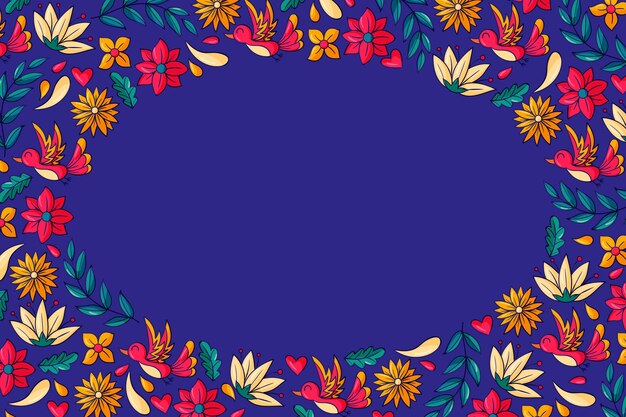 Hand drawn cinco de mayo background