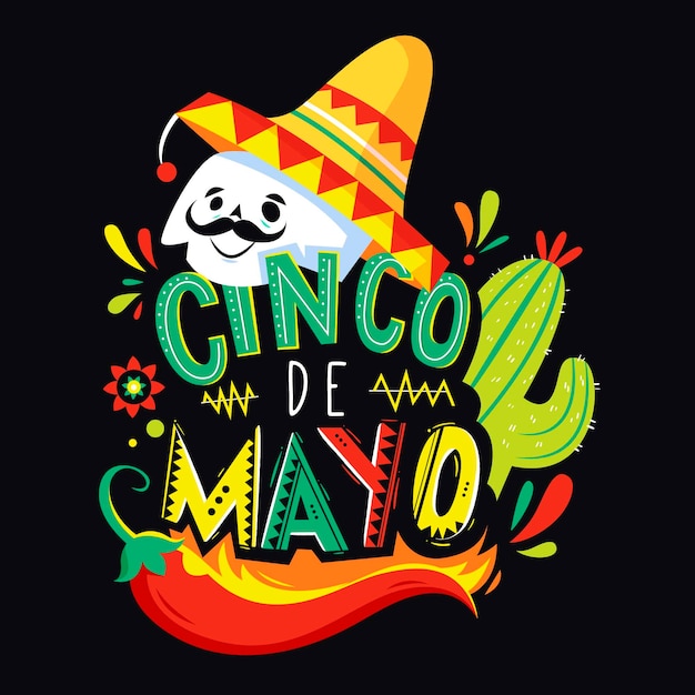 Free Vector hand drawn cinco de mayo concept