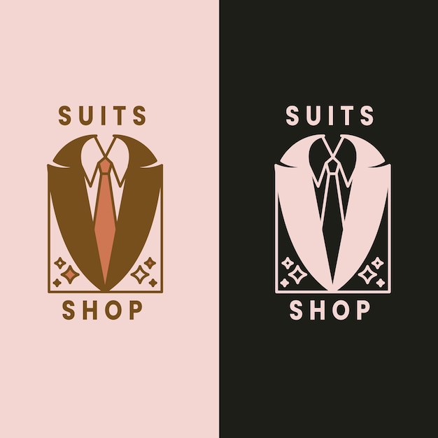 Hand drawn clothing store logo design