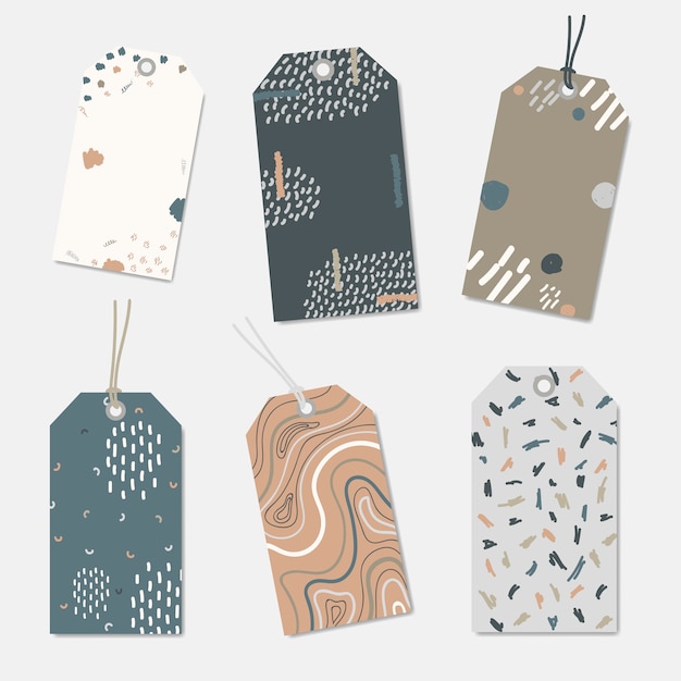 Free Vector hand drawn clothing tag