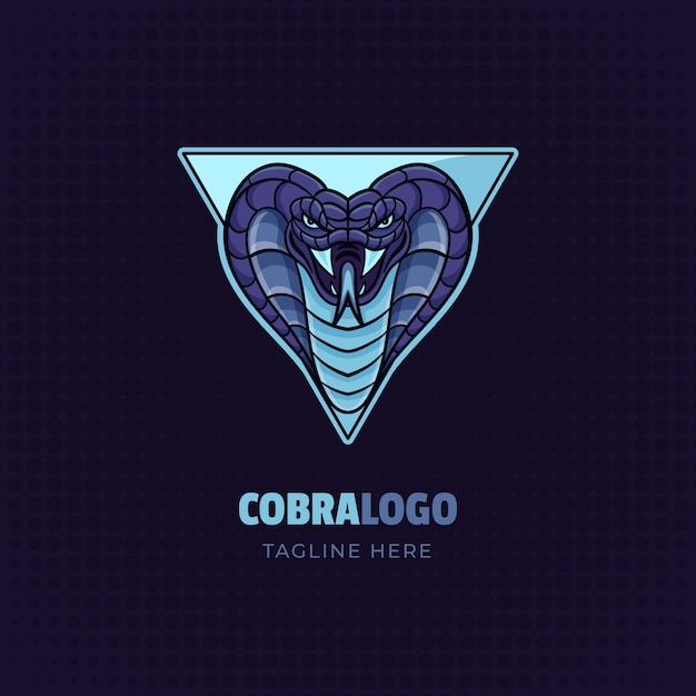 Free vector hand drawn cobra logo